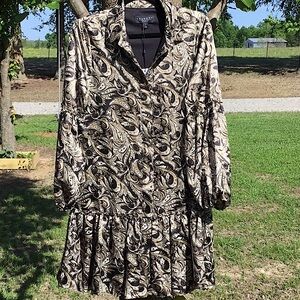 Laundry by Shelli Segal Paisley Shirt Dress